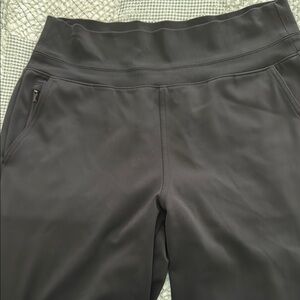 Athleta Venice Flare Black High-Waisted Pants